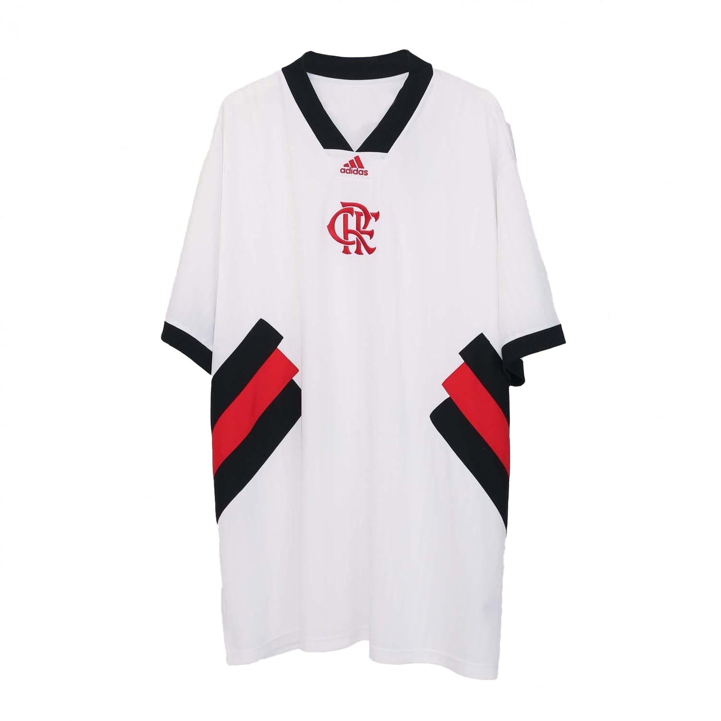 White - Front - Adidas Mens 2023-34 CR Flamengo Home Jersey