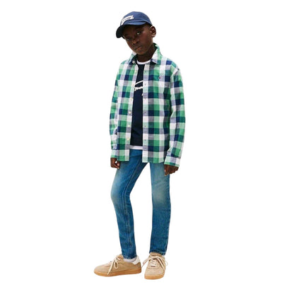 Mid Blue - Lifestyle - Tommy Hilfiger Boys Scanton 5 Pockets Jeans