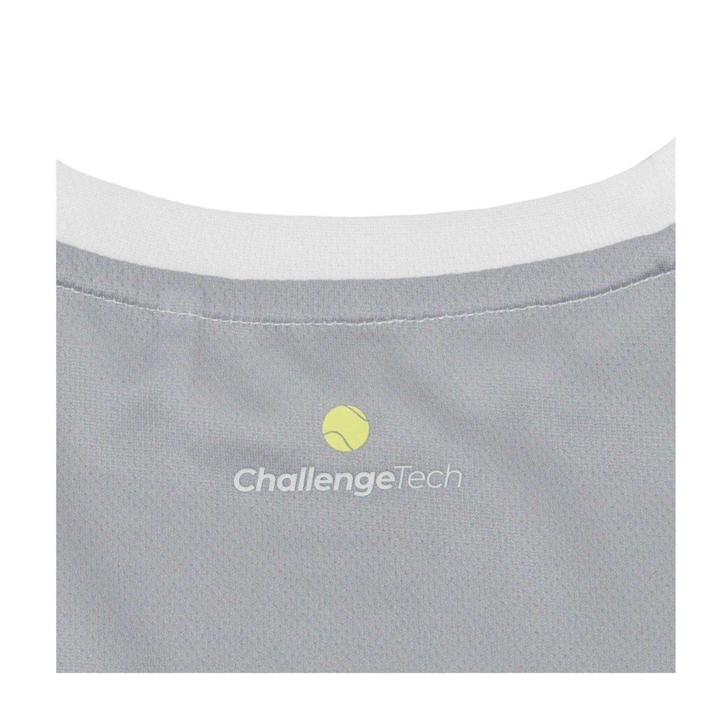 White - Side - Slazenger Childrens-Kids Court Colour Block Logo T-Shirt