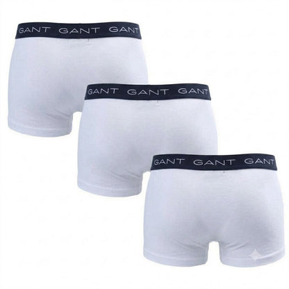 White - Back - Gant Mens Underwear (Pack of 3)