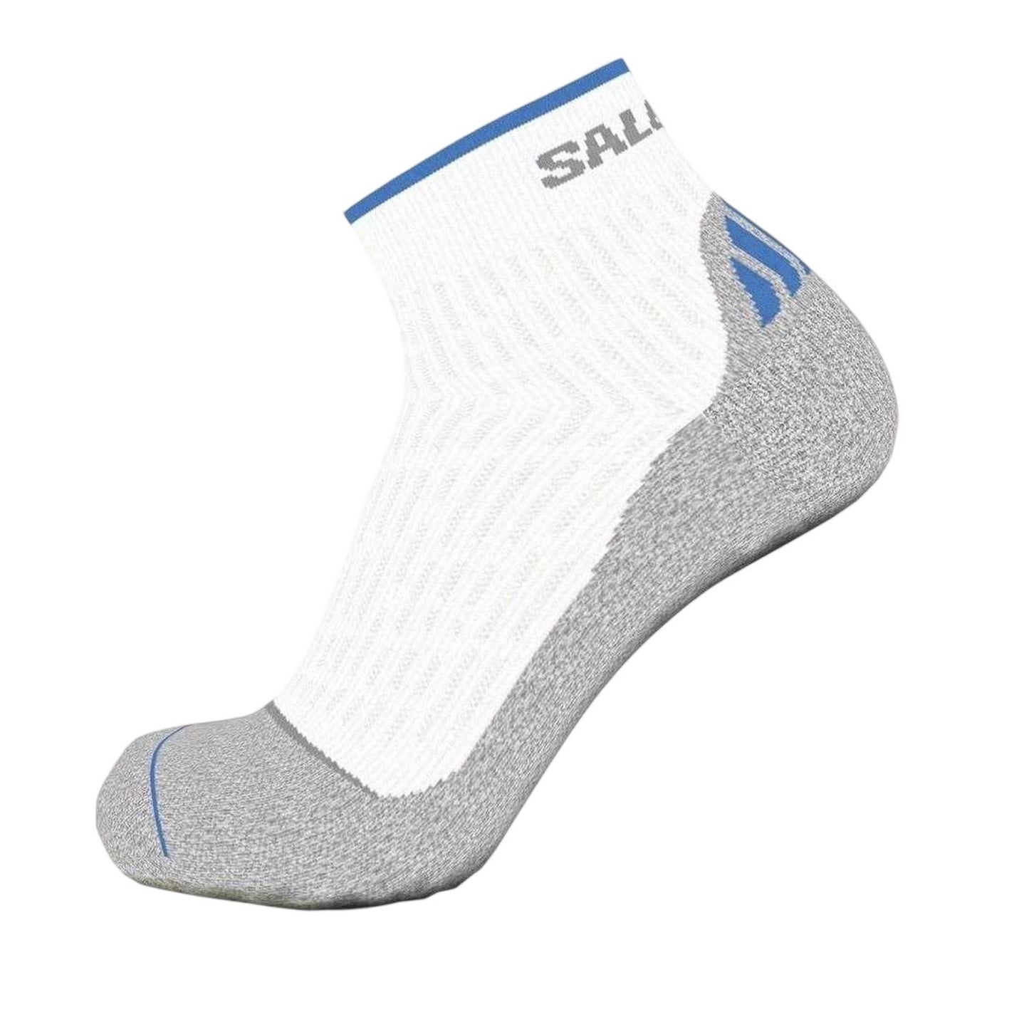 White-Grey - Back - Salomon Mens Ultra Quarter Running Ankle Socks (Pack of 2)