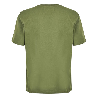 Army - Back - Replay Mens Genie Graphic Print Cotton Regular T-Shirt