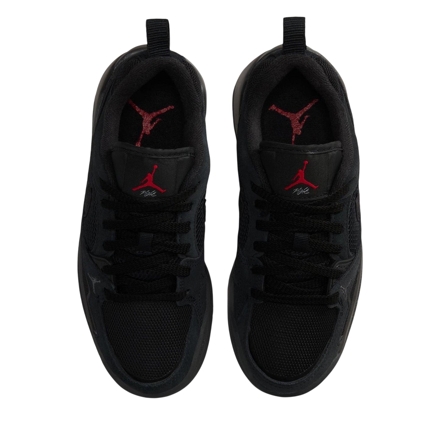 Black-Red - Pack Shot - Nike Childrens-Kids Jordan Cmft Era Trainers