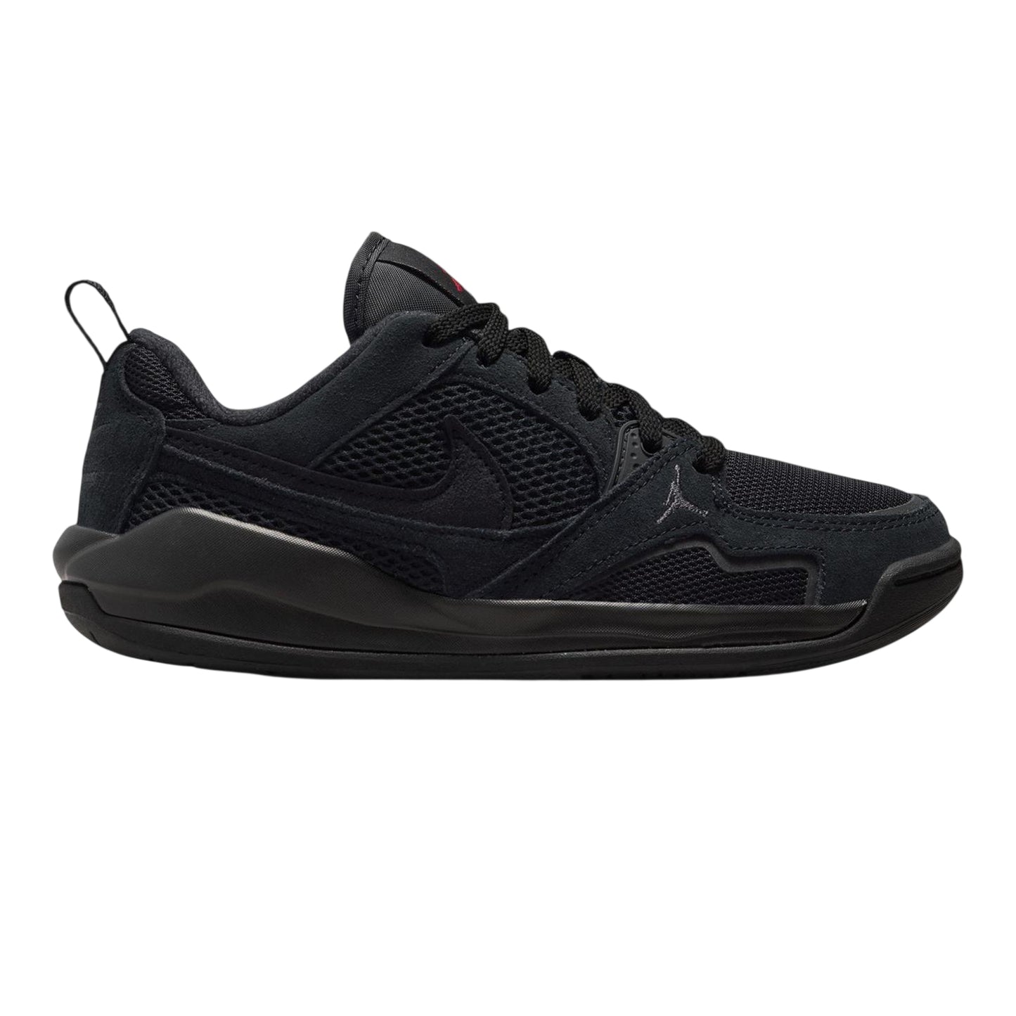 Black-Red - Front - Nike Childrens-Kids Jordan Cmft Era Trainers
