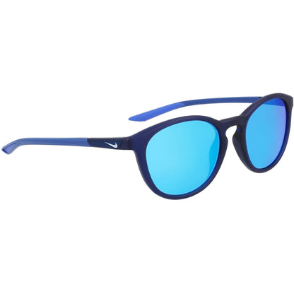 Navy-Blue - Back - Nike Mens Evolution Logo Round Sunglasses
