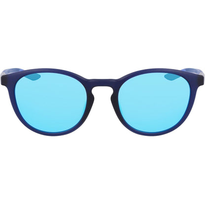 Navy-Blue - Front - Nike Mens Evolution Logo Round Sunglasses