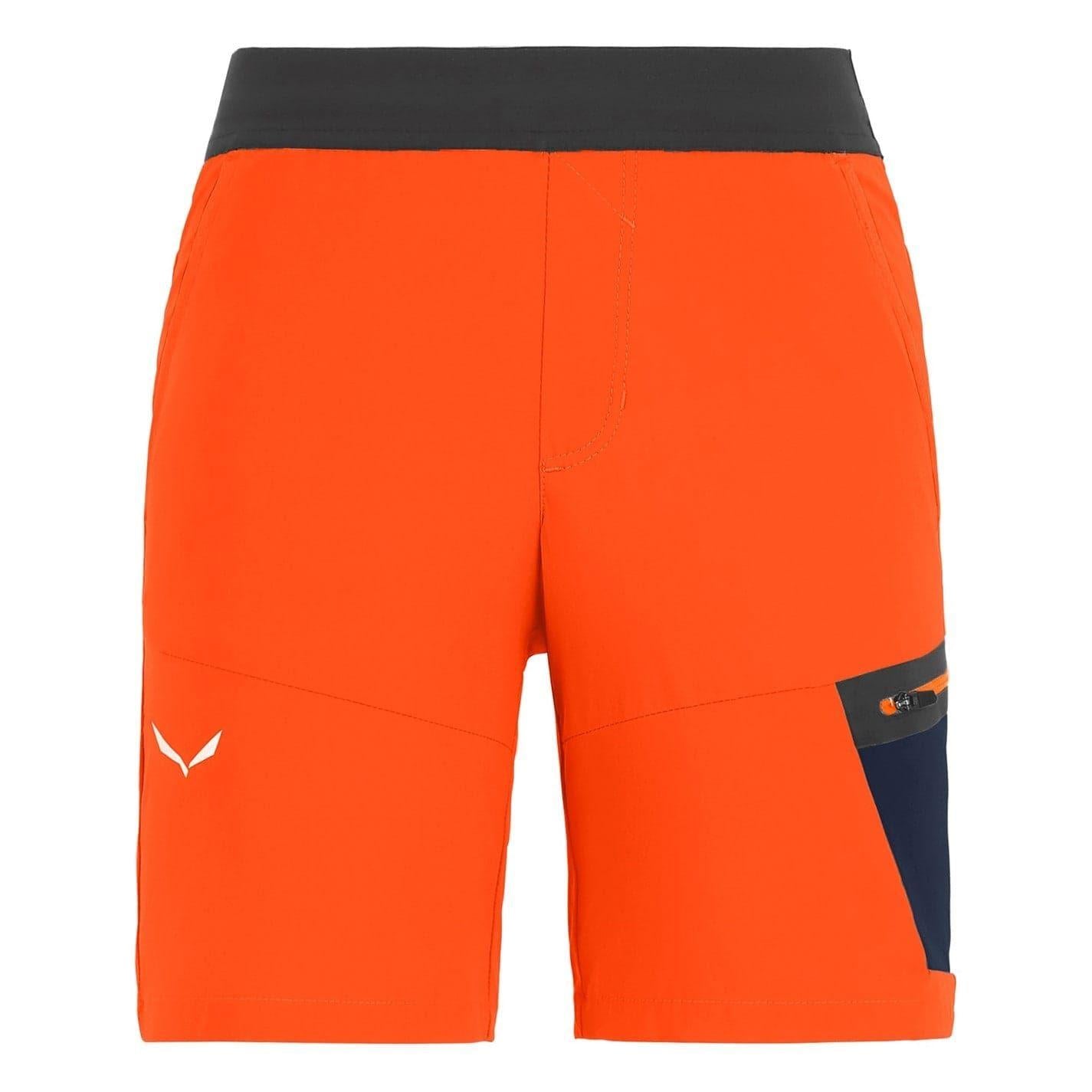 Red Orange - Front - Salewa Childrens-Kids Agner Athletic Shorts