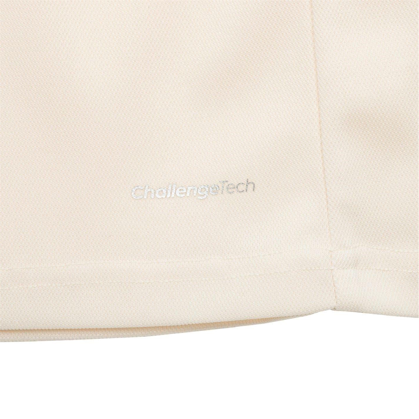 Cream - Side - Slazenger Boys Logo Cricket Shirt