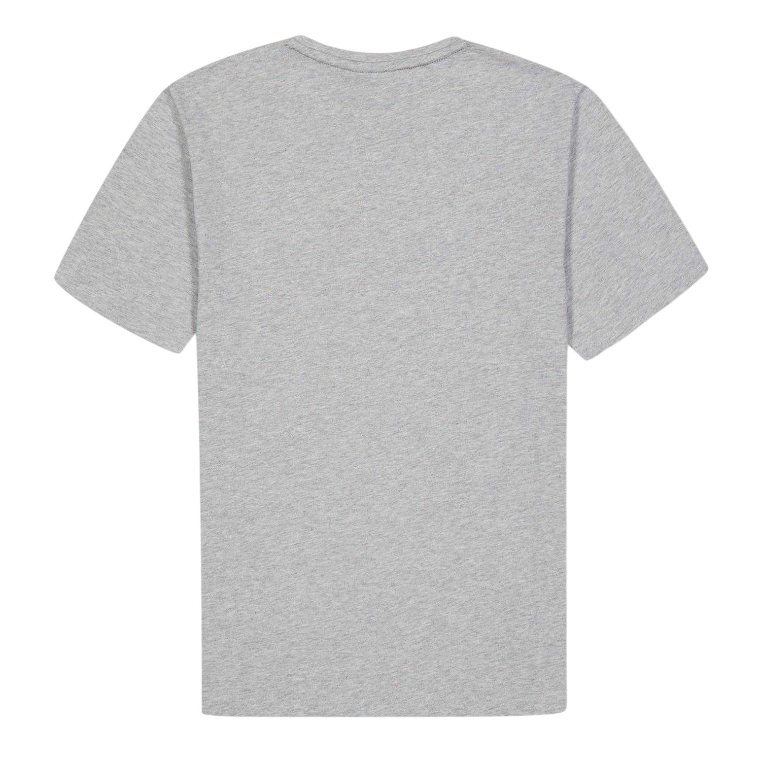 Grey - Back - Boss Mens Logo Regular T-Shirt