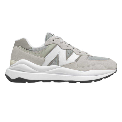 Grey - Front - New Balance Womens-Ladies 5740 Leather Trainers