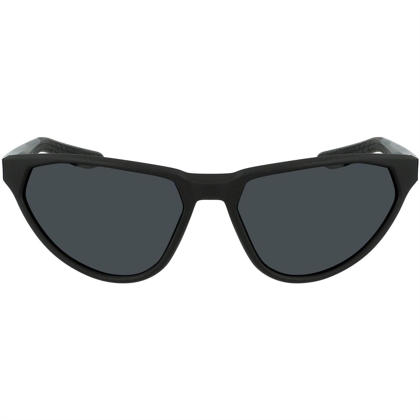 Matt Black-Dark Grey - Front - Nike Unisex Adult Maverick Fierce Cat Eye Sunglasses