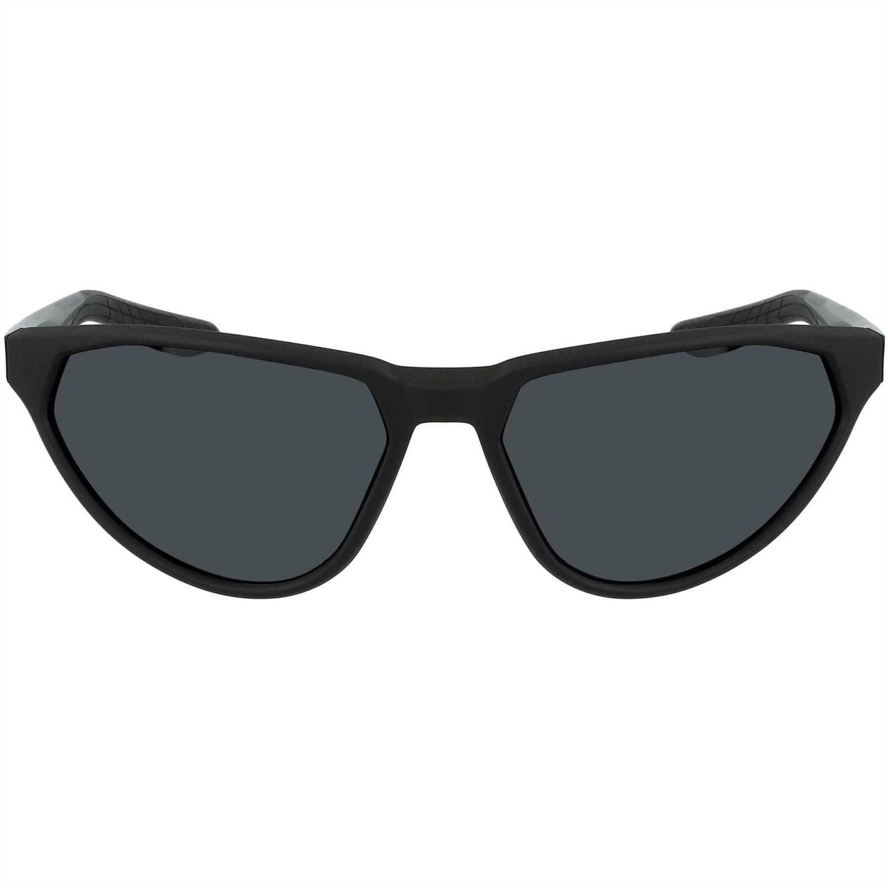 Matt Black-Dark Grey - Front - Nike Unisex Adult Maverick Fierce Cat Eye Sunglasses
