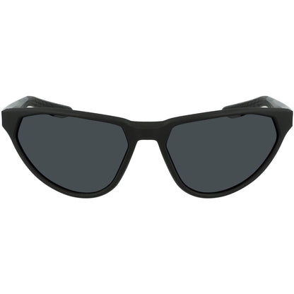 Matt Black-Dark Grey - Front - Nike Unisex Adult Maverick Fierce Cat Eye Sunglasses