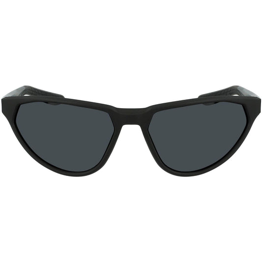 Matt Black-Dark Grey - Front - Nike Unisex Adult Maverick Fierce Cat Eye Sunglasses