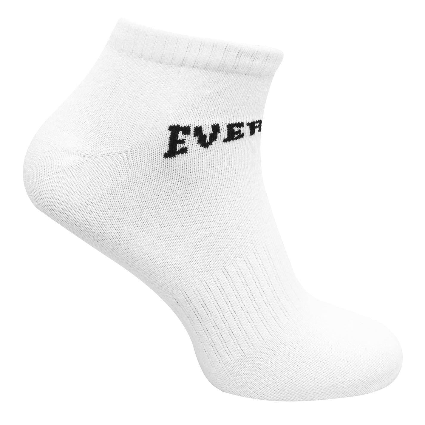 White - Back - Everlast Mens Trainer Socks (Pack of 3)