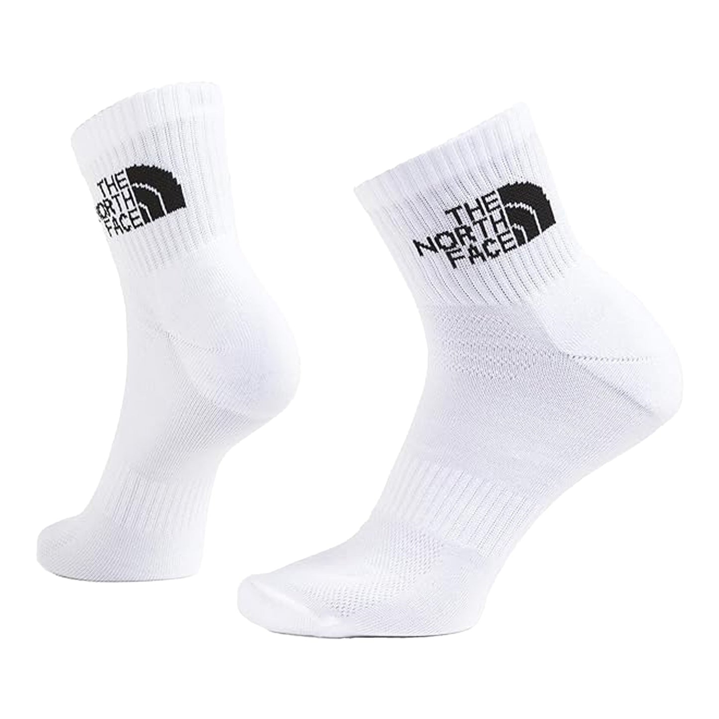 White - Back - The North Face Unisex Adult Crew Socks (Pack of 3)