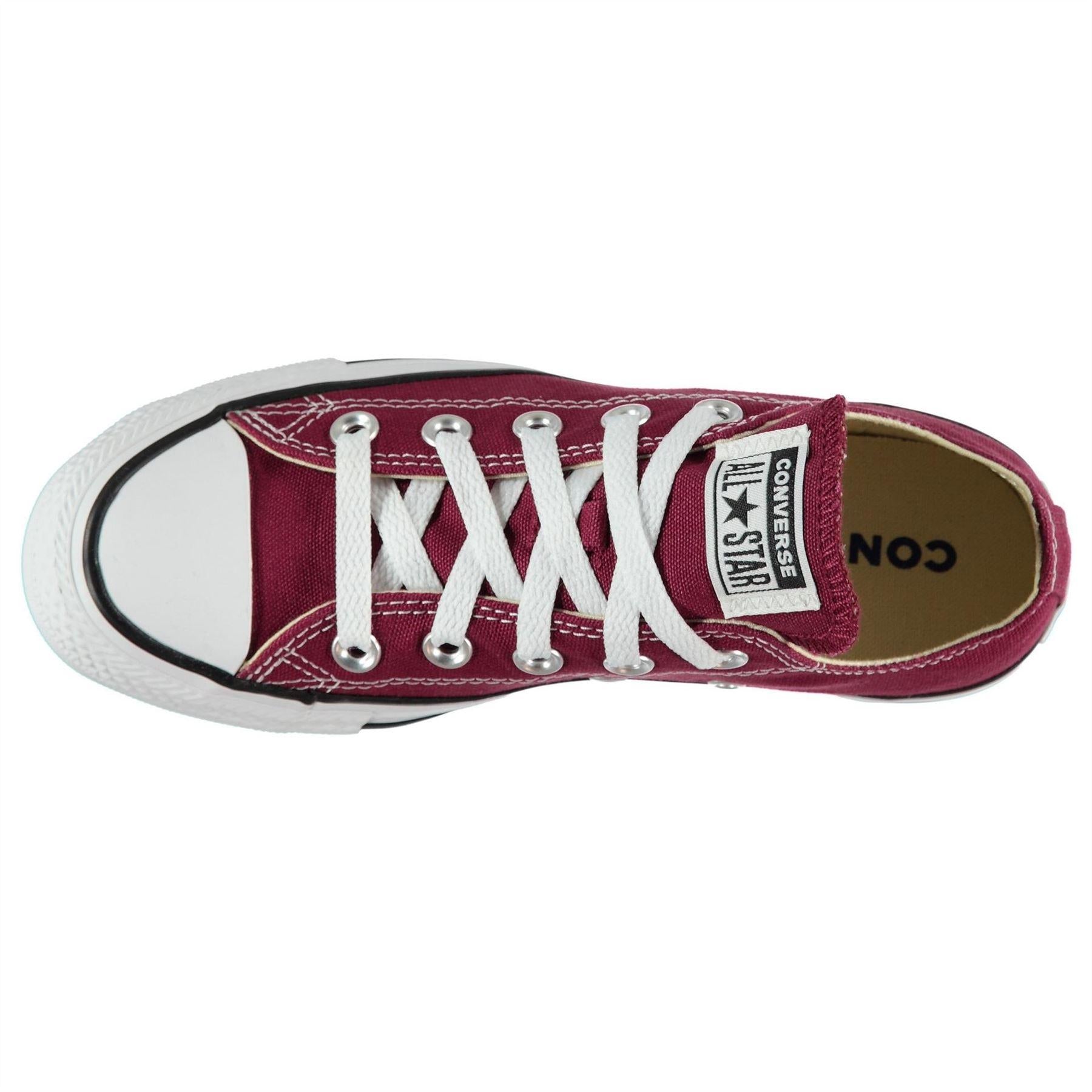 Maroon - Side - Converse Unisex Adult Taylor All Star Classic Trainers