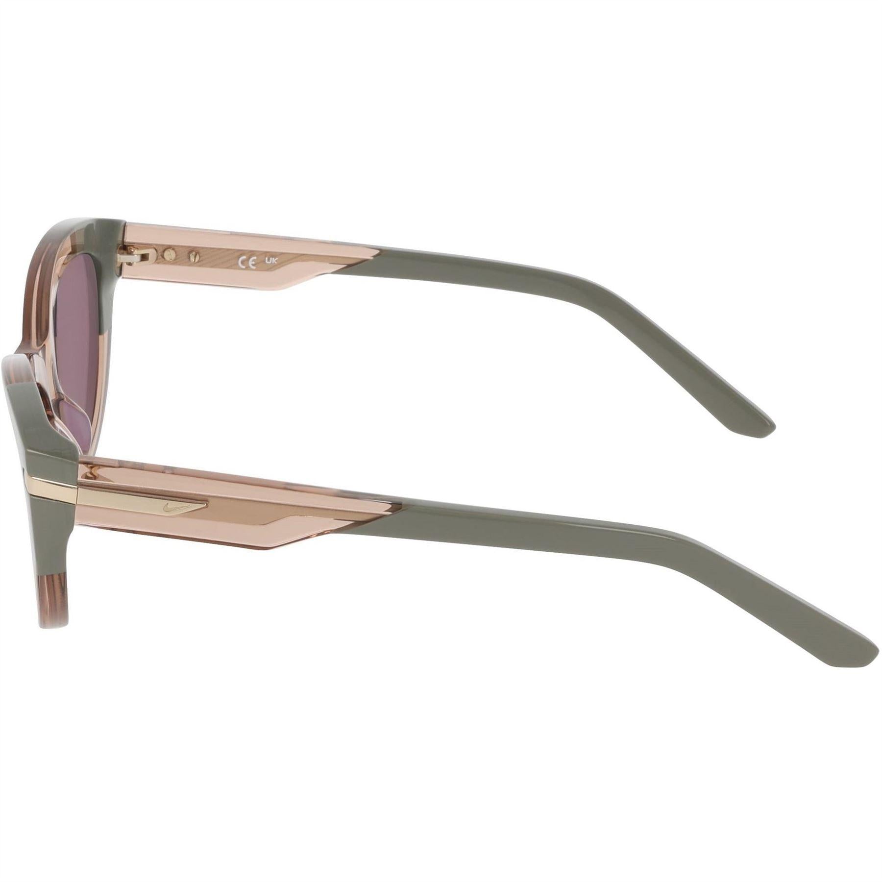 Sand-Green - Side - Nike Womens-Ladies Crescent Fawn Cat Eye Sunglasses