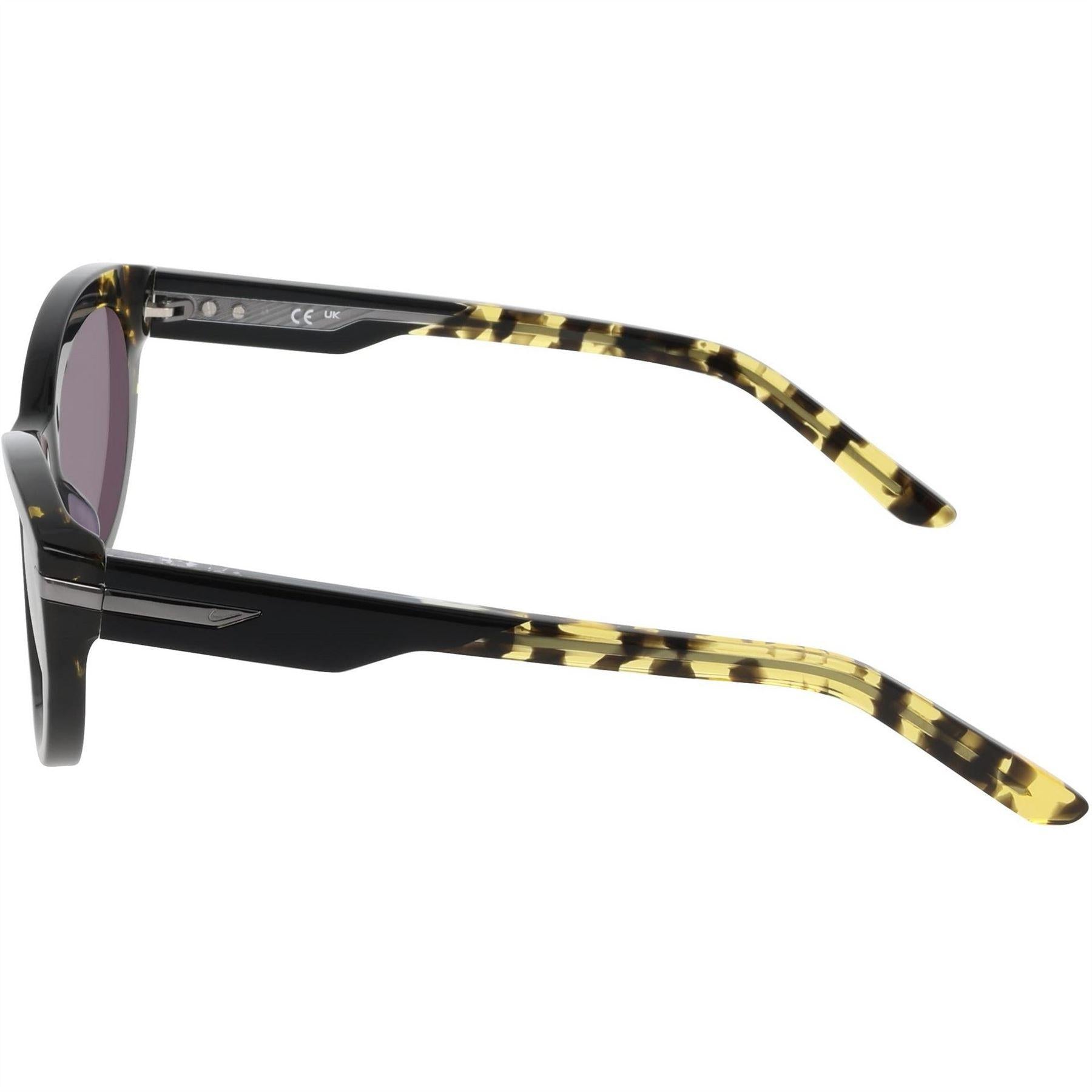 Black-Grey - Side - Nike Womens-Ladies Crescent Fawn Cat Eye Sunglasses