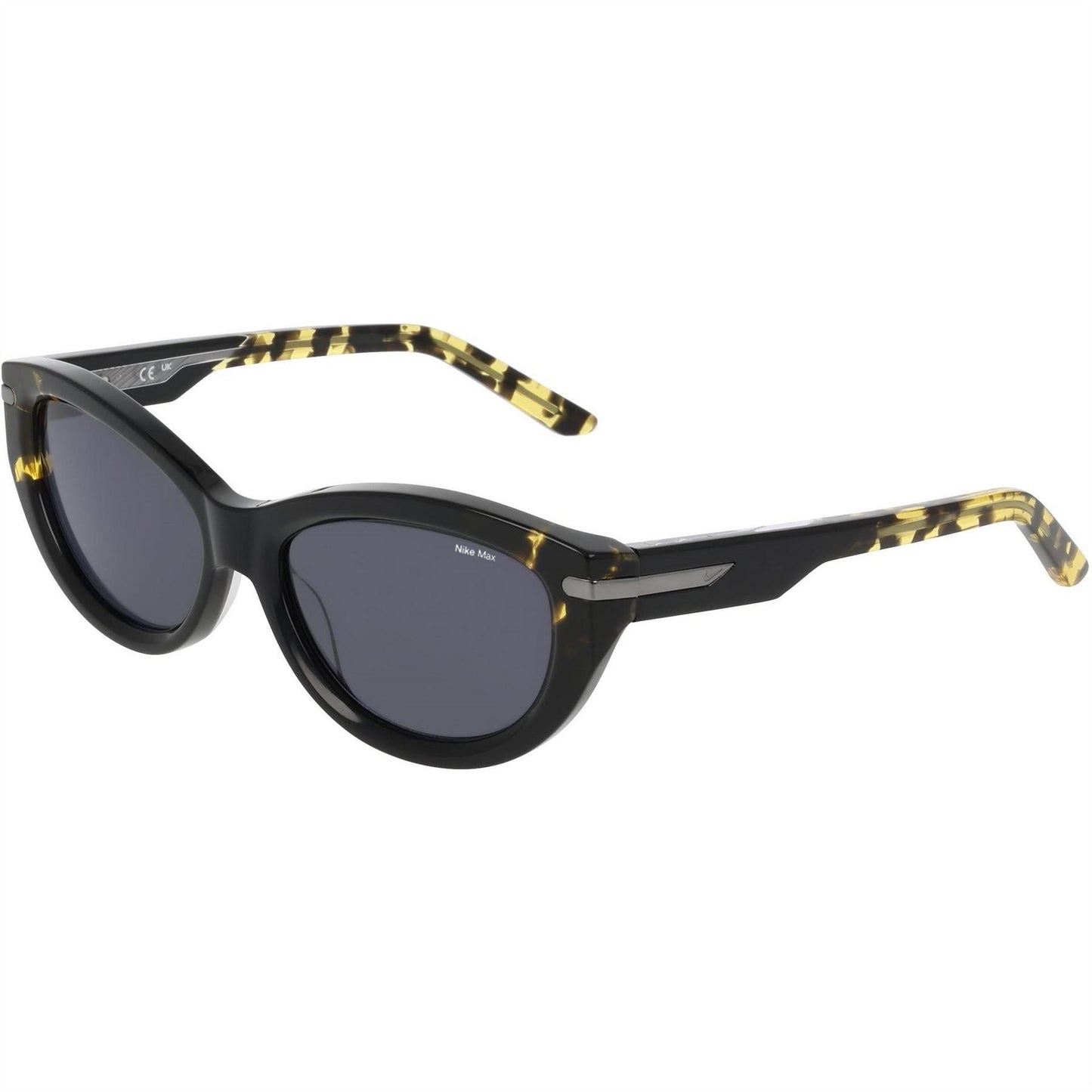Black-Grey - Lifestyle - Nike Womens-Ladies Crescent Fawn Cat Eye Sunglasses