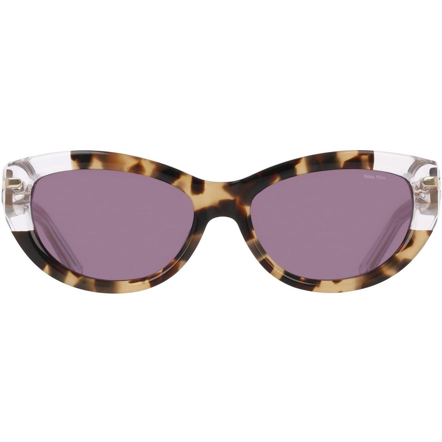 Khaki Green-Violet - Front - Nike Womens-Ladies Crescent Fawn Cat Eye Sunglasses