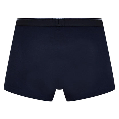 Navy Blue-Blue - Side - Boss Mens Logo Boxer Shorts (Pack of 2)