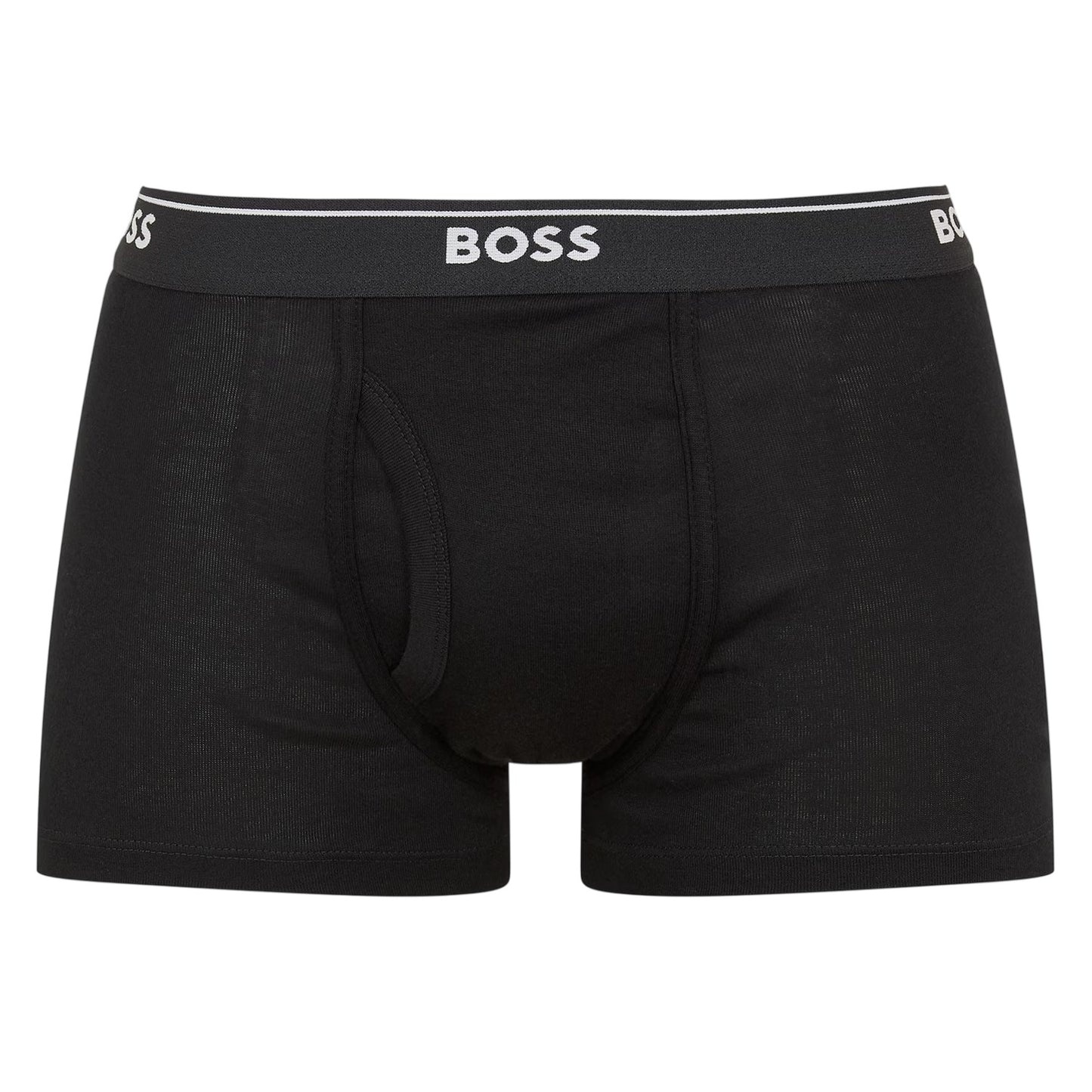 Black - Side - Boss Mens Logo Boxer Shorts (Pack of 2)
