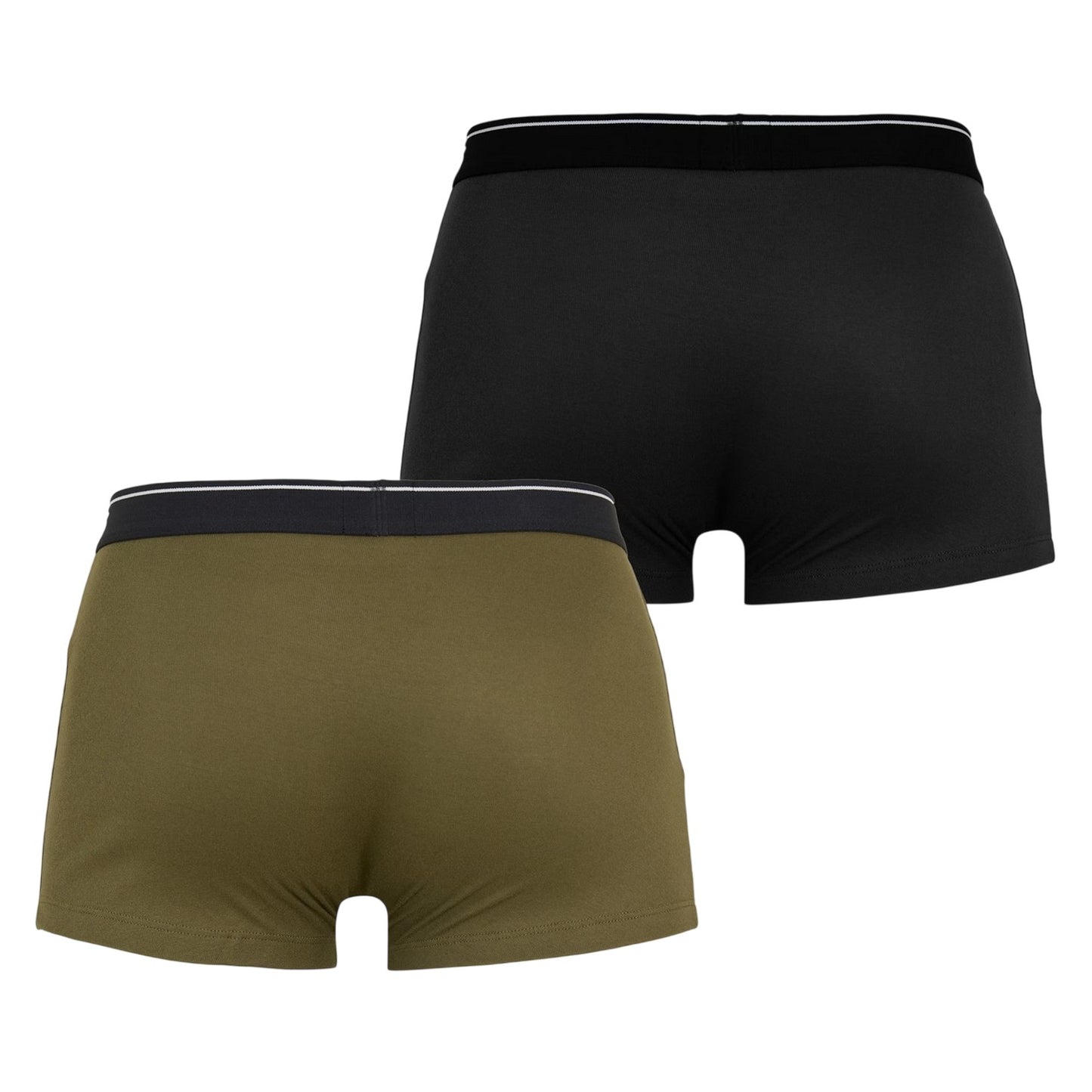 Green-Black - Back - Boss Mens Logo Boxer Shorts (Pack of 2)