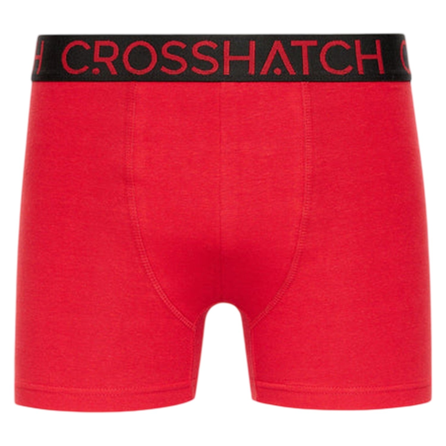 Multicoloured - Side - Crosshatch Mens Highlighter Cotton Blend Boxer Shorts (Pack of 12)