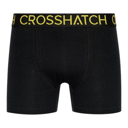 Multicoloured - Lifestyle - Crosshatch Mens Highlighter Cotton Blend Boxer Shorts (Pack of 12)