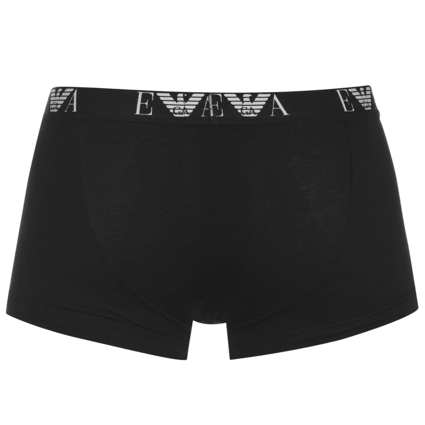 Black - Back - Emporio Armani Mens Cotton Blend Boxer Shorts (Pack of 3)