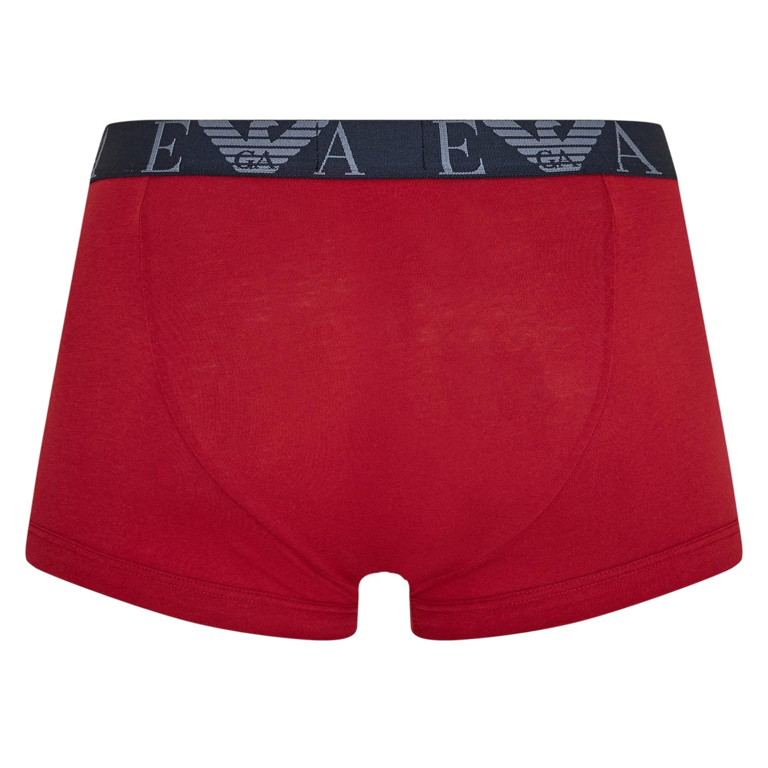 Blue-Red-White - Front - Emporio Armani Mens Cotton Blend Boxer Shorts (Pack of 3)