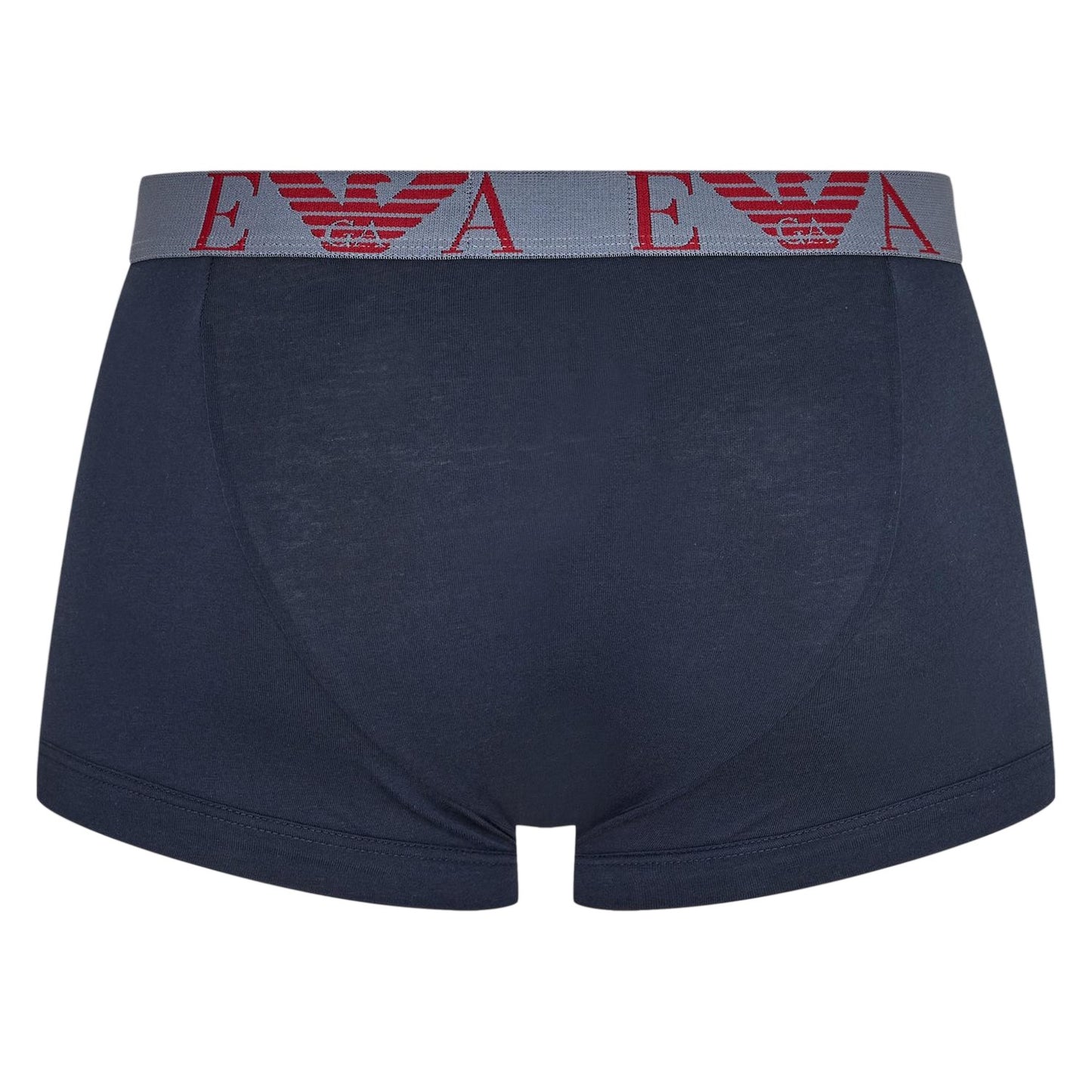 Blue-Red-White - Back - Emporio Armani Mens Cotton Blend Boxer Shorts (Pack of 3)