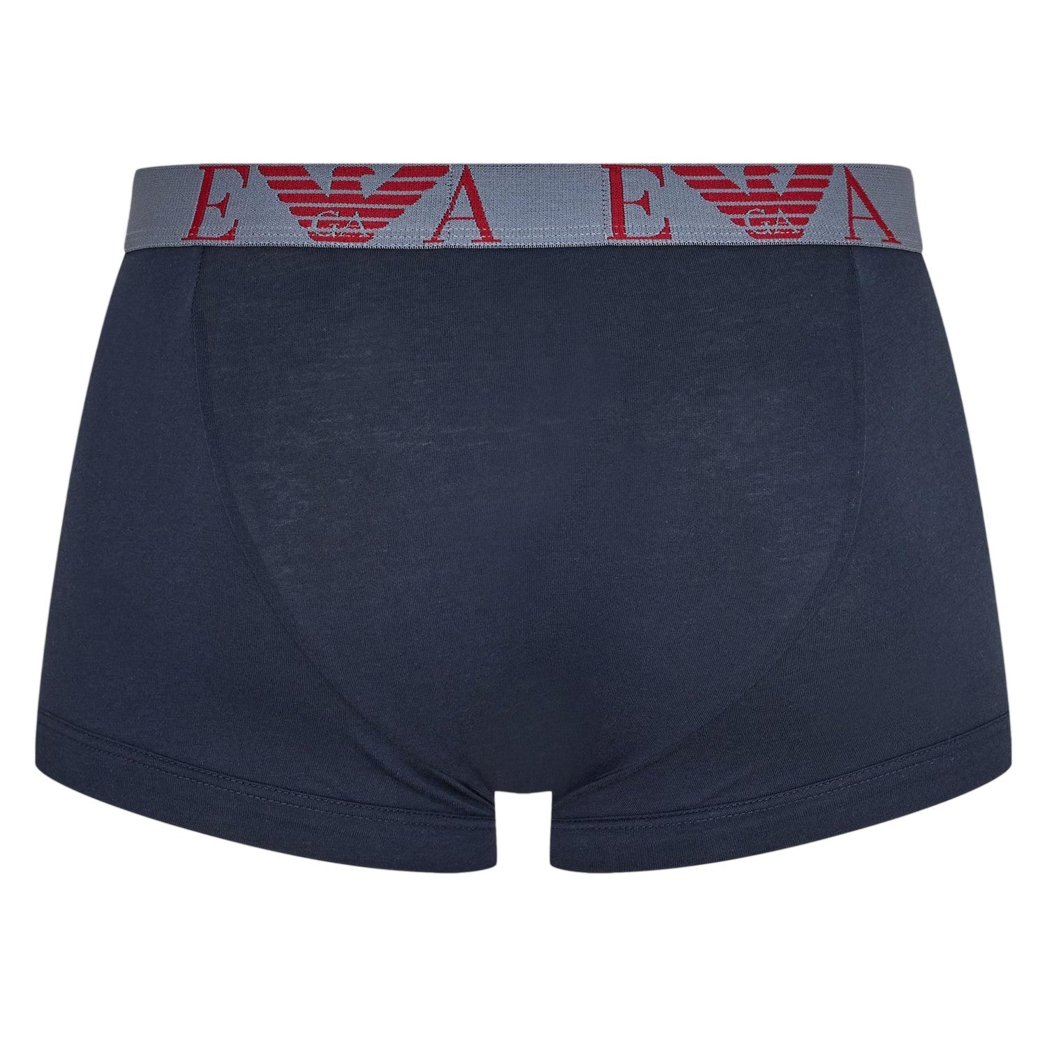 Blue-Red-White - Back - Emporio Armani Mens Cotton Blend Boxer Shorts (Pack of 3)