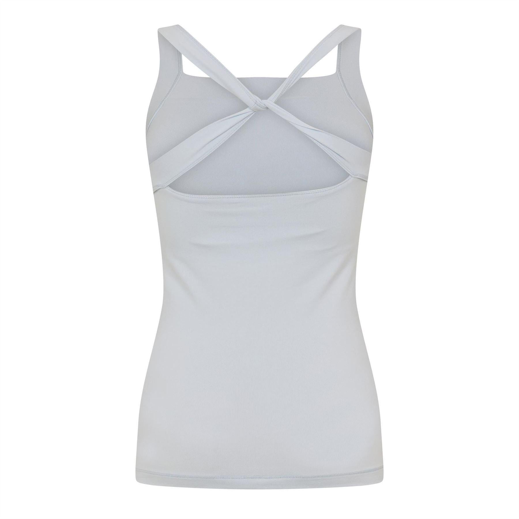 White - Back - Puma Womens-Ladies Vintage Floral Vest Top