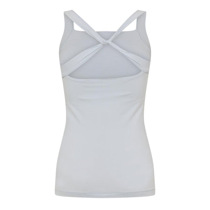 White - Back - Puma Womens-Ladies Vintage Floral Vest Top