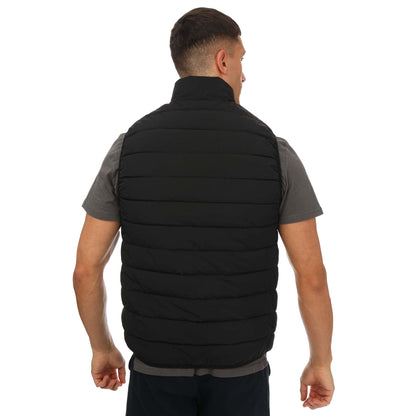 Black - Back - Weekend Offender Mens Jasper Padded Gilet