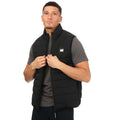 Black - Side - Weekend Offender Mens Jasper Padded Gilet