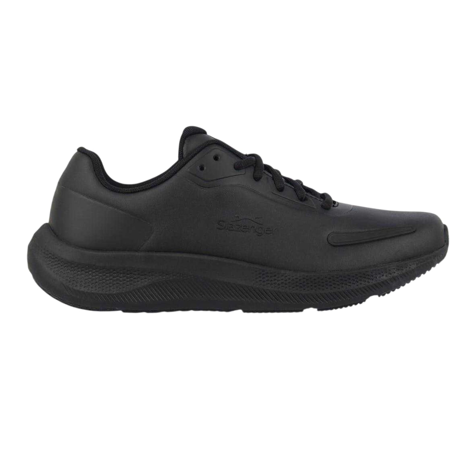 Black - Front - Slazenger Mens Assent Trainers