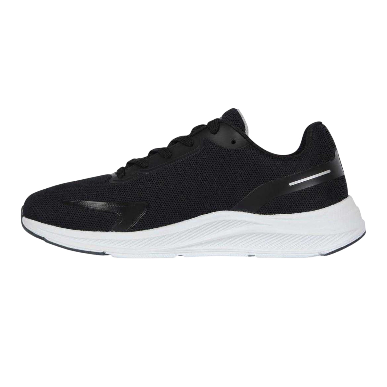 Black-White - Side - Slazenger Mens Assent Trainers