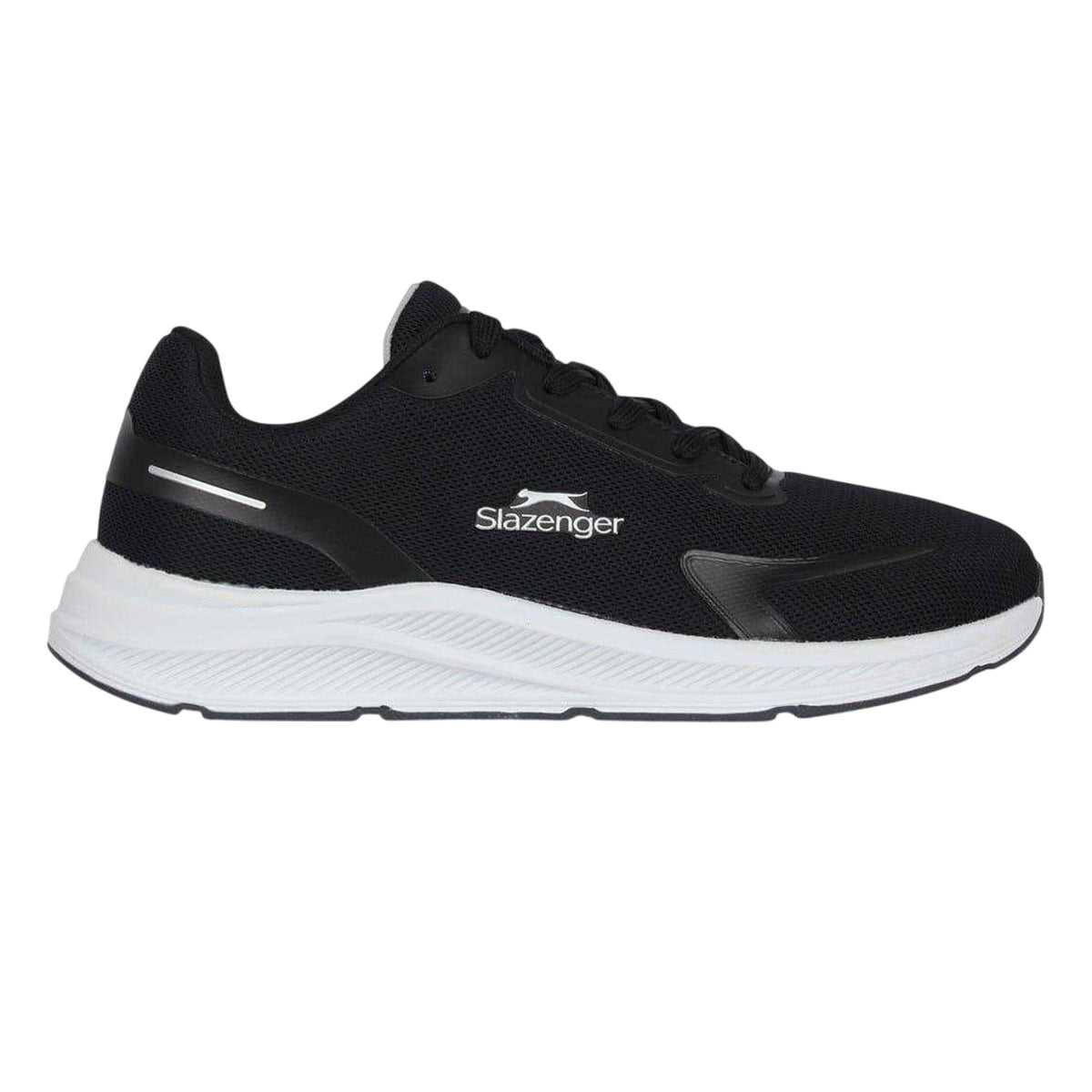 Black-White - Front - Slazenger Mens Assent Trainers