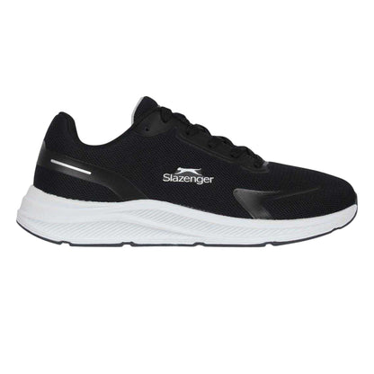 Black-White - Front - Slazenger Mens Assent Trainers