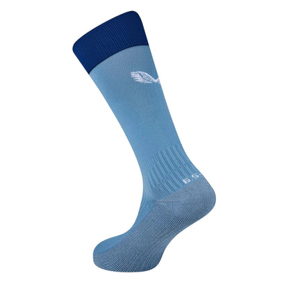 Blue Shadow - Back - Castore Unisex Adult Aston Villa FC Crew Socks