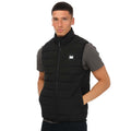 Black - Front - Weekend Offender Mens Jasper Padded Gilet