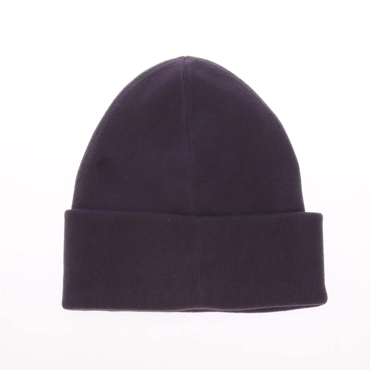 Purple - Back - Fred Perry Mens Graphic Ribbed Beanie