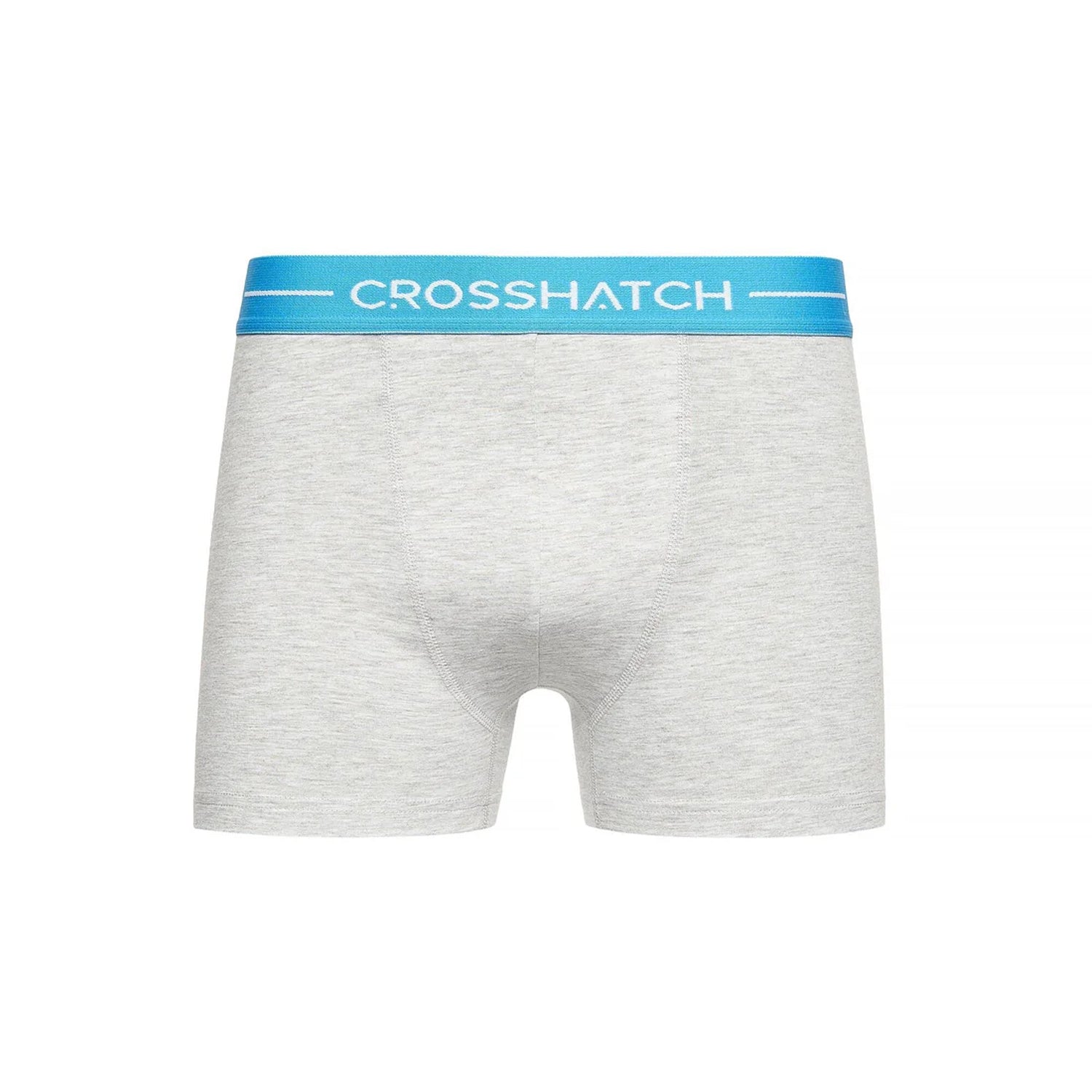 Grey - Close up - Crosshatch Mens Astral Boxer Shorts (Pack of 12)