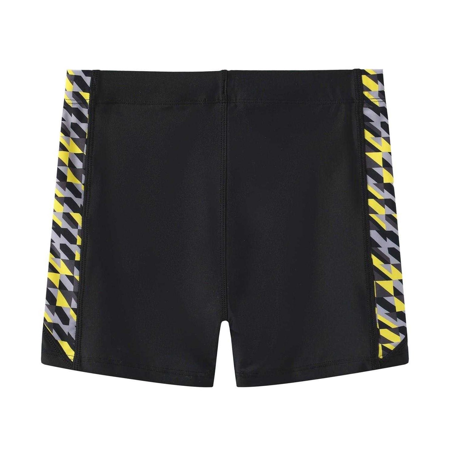 Black-Sun - Back - Slazenger Boys PI Geometric Pattern Swim Shorts
