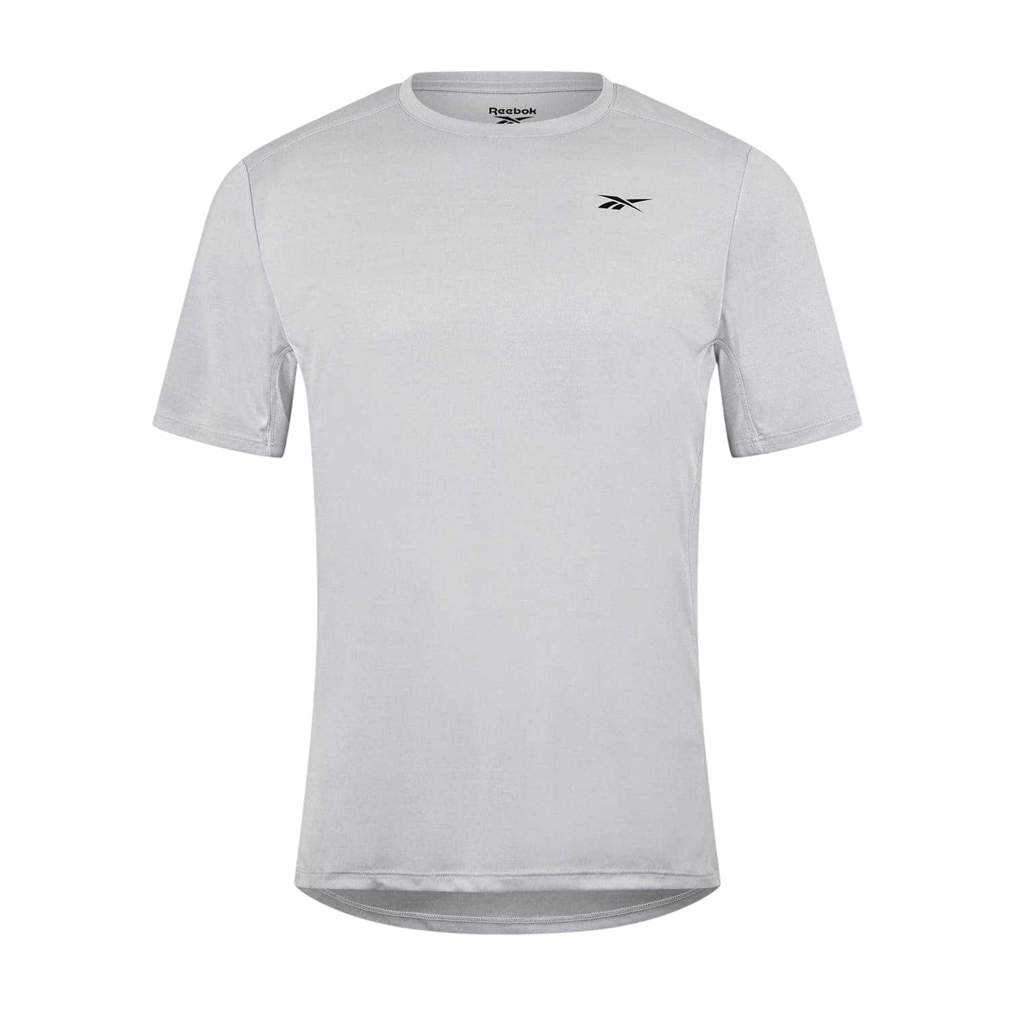 Grey - Front - Reebok Mens Crew Neck Regular T-Shirt