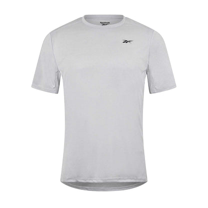 Grey - Front - Reebok Mens Crew Neck Regular T-Shirt