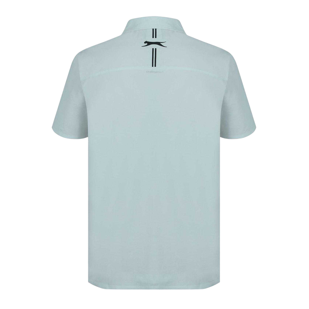 Grey - Back - Slazenger Mens Polyester Golf Polo Shirt